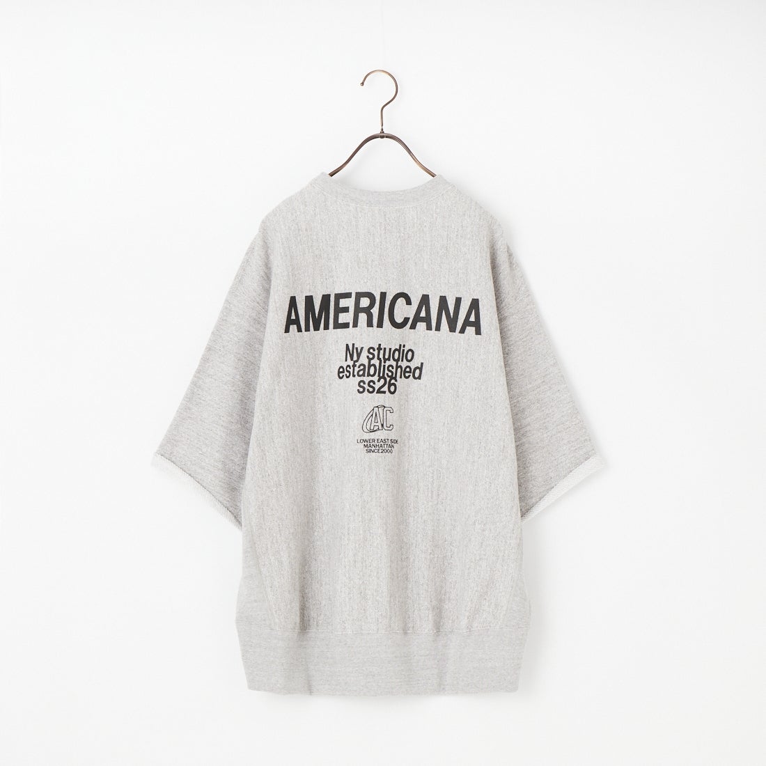 Americana [アメリカーナ] カットオフリバースウィーブスウェット [BRF-802A-2] ﾓｸｸﾞﾚｰ