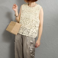 12 IVORY&&モデル身長：158cm 着用サイズ：F&&