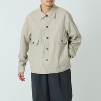 BEIGE CHEC&&モデル身長：168cm 着用サイズ：L&&