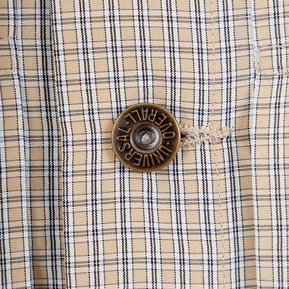 UNIVERSAL OVERALL [ユニバーサルオーバーオール] 別注 シャツトラッカージャケット [U2613401IN-JF] BEIGE CHEC