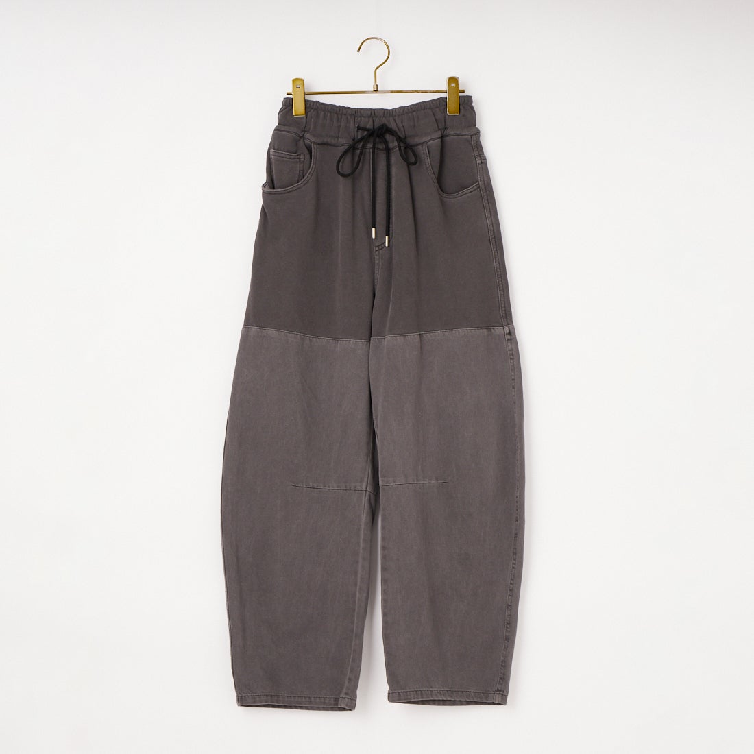 DIGNITE COLLIER [ディニテコリエ] ガーメントダイ切替パンツ [80267032] 004 ﾌﾞﾗｯｸ