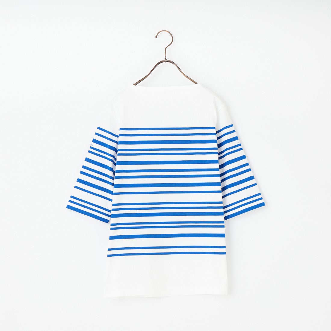 ORCIVAL [オーシバル] ボートネック5分袖プルオーバー [OR-C0136LOB] WHITE/BLUE