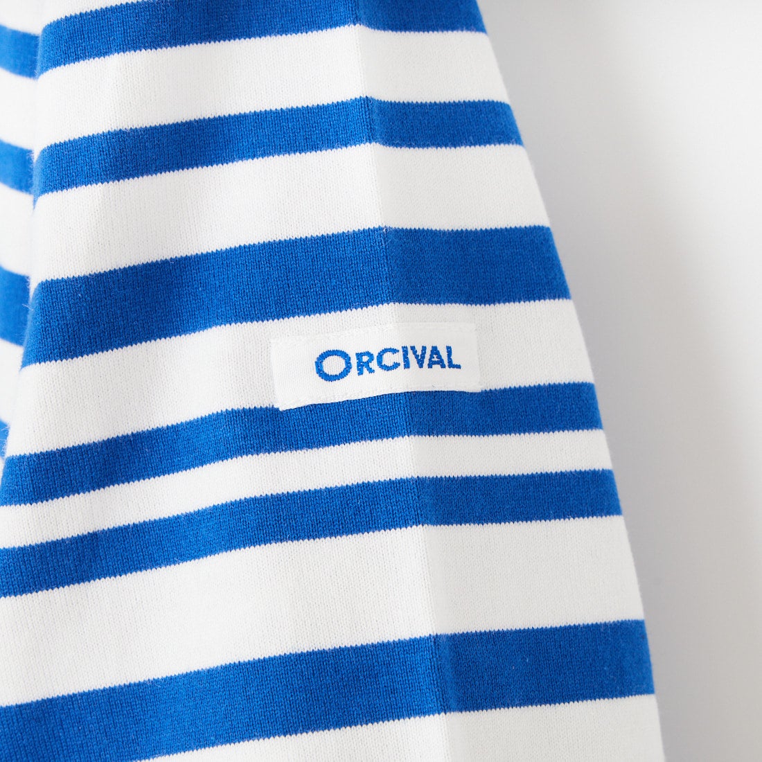 ORCIVAL [オーシバル] ボートネック5分袖プルオーバー [OR-C0136LOB] WHITE/BLUE