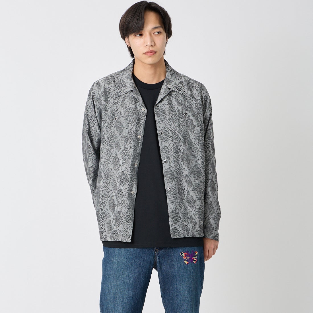 A GREY&&モデル身長：179cm 着用サイズ：M&&