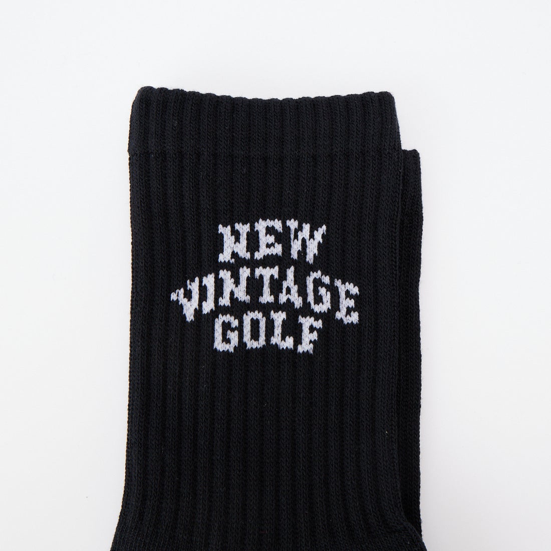 NEW VINTAGE GOLF [ニュービンテージゴルフ] NVG GOT PAR3 ソックス [NVG-0316-2] BLACK