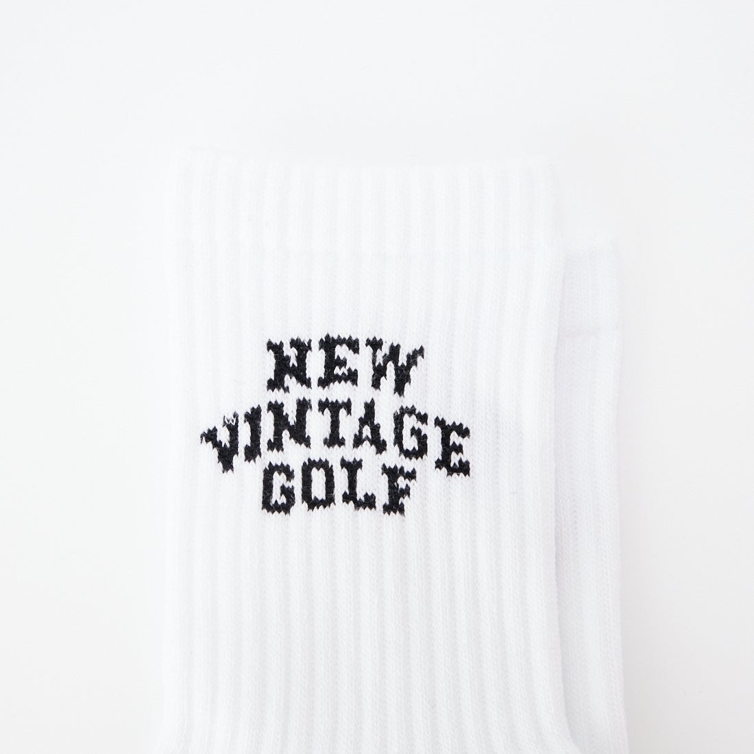 NEW VINTAGE GOLF [ニュービンテージゴルフ] NVG GOT PAR3 ソックス [NVG-0316-2] WHITE