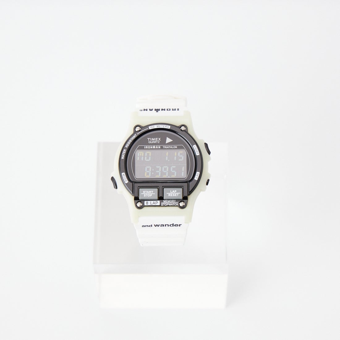 and wander [アンドワンダー] TIMEX×and wander IRONMAN 8-LAP [5744987348] WHITE