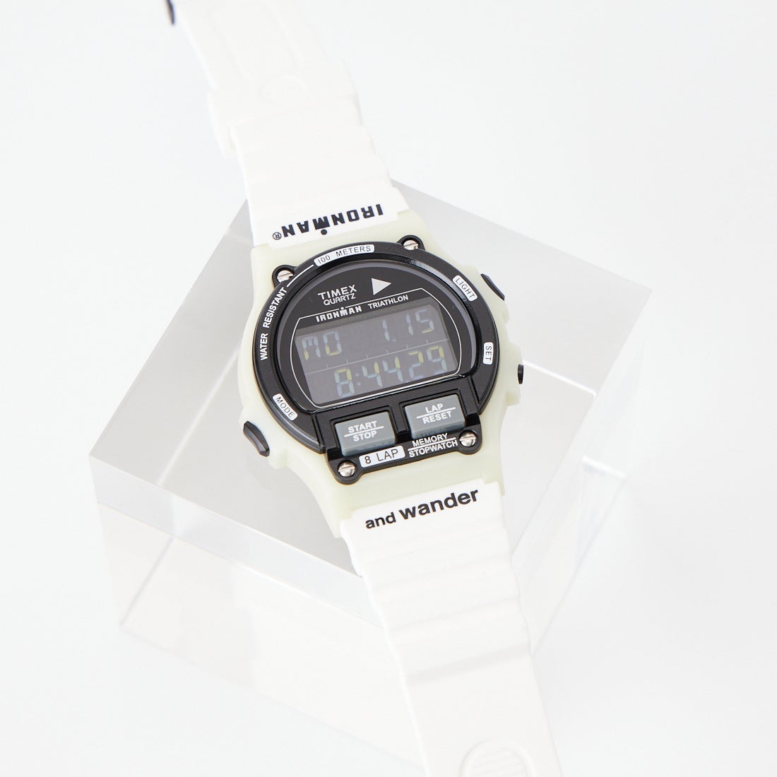 and wander [アンドワンダー] TIMEX×and wander IRONMAN 8-LAP [5744987348] WHITE