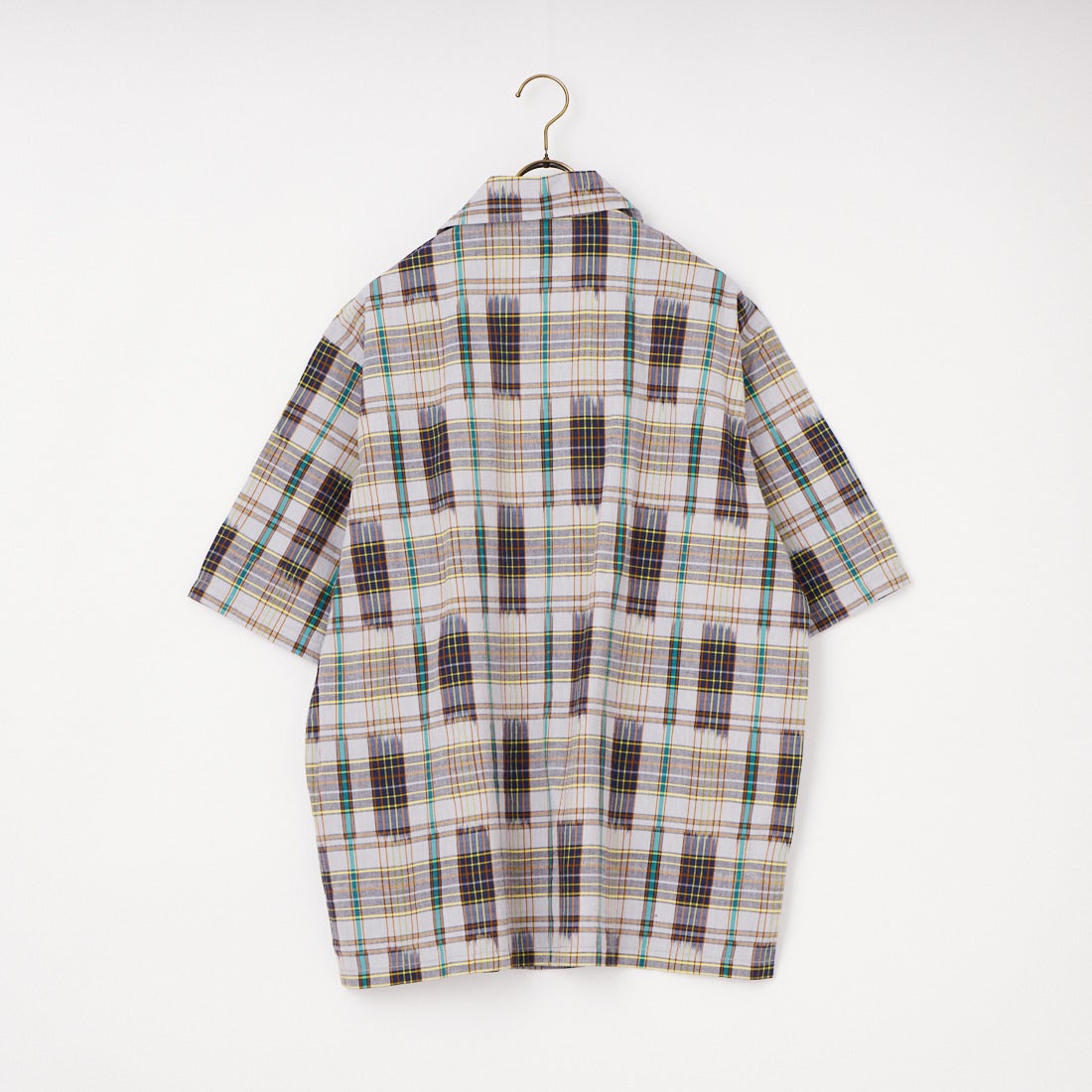 South2West8 [サウスツーウエストエイト] マドラスチェック カバナシャツ [SX699] A BLUE