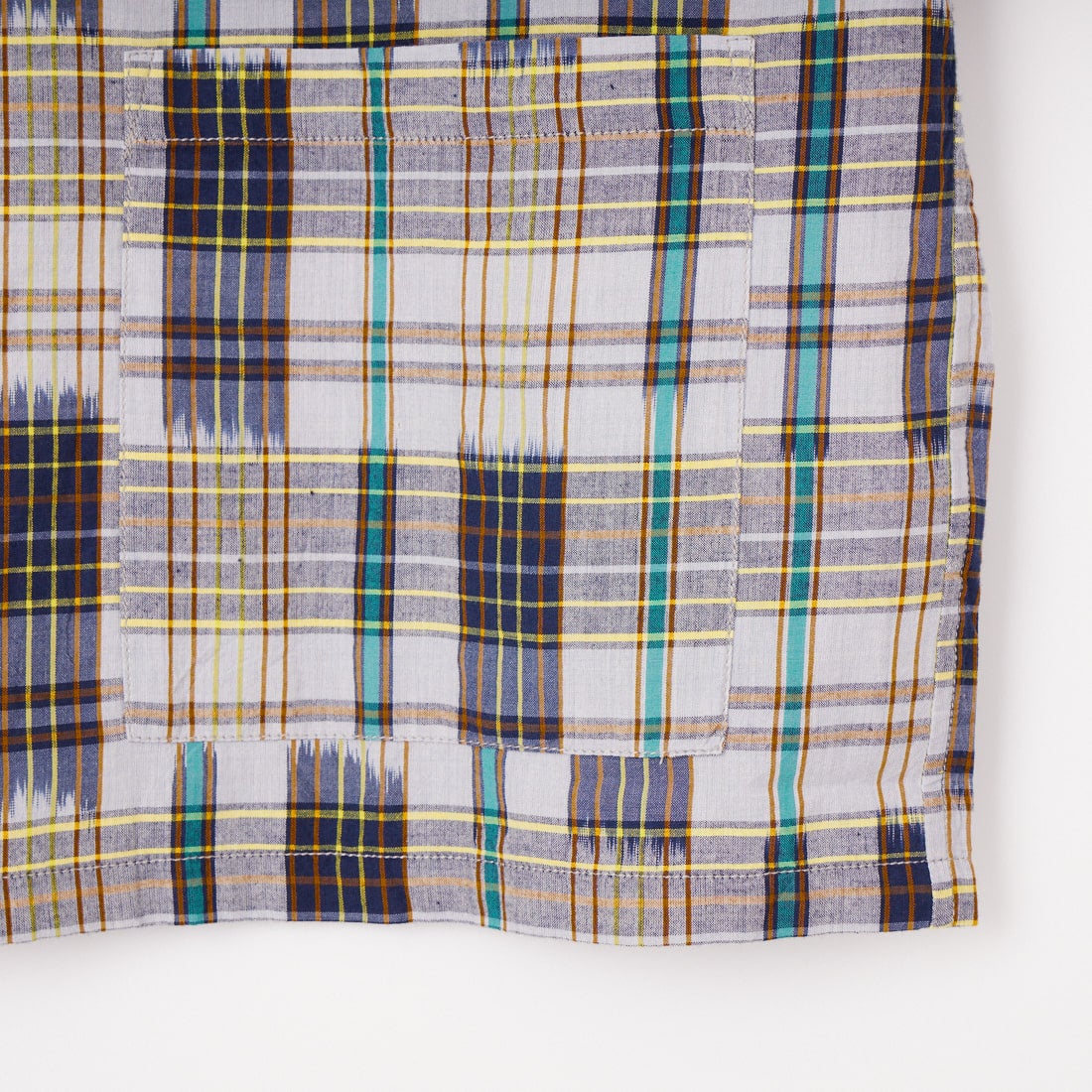 South2West8 [サウスツーウエストエイト] マドラスチェック カバナシャツ [SX699] A BLUE