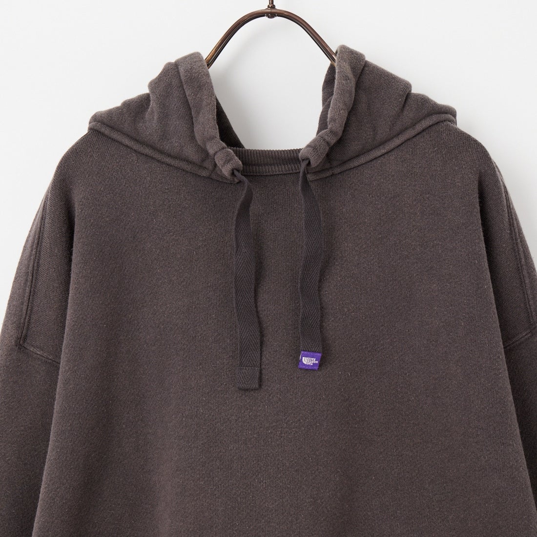THE NORTH FACE PURPLE LABEL [ザ ノースフェイス パープルレーベル] ガーメントダイ フィールドクロップドフーディ [N26SH009] CH CHARCOA