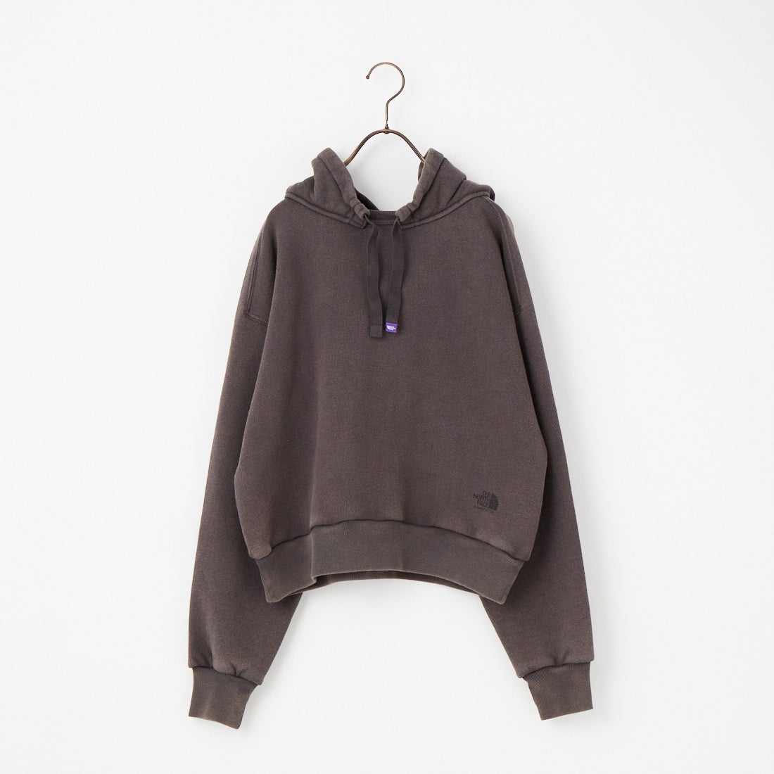 THE NORTH FACE PURPLE LABEL [ザ ノースフェイス パープルレーベル] ガーメントダイ フィールドクロップドフーディ [N26SH009] CH CHARCOA