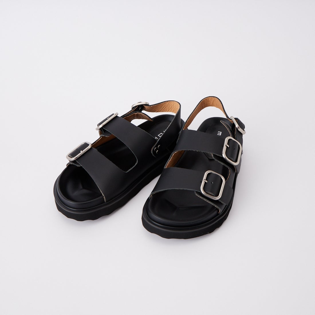 MOHI [モヒ] ベルトストラップサンダル [GU12-RD22-11-CO] NEGRO