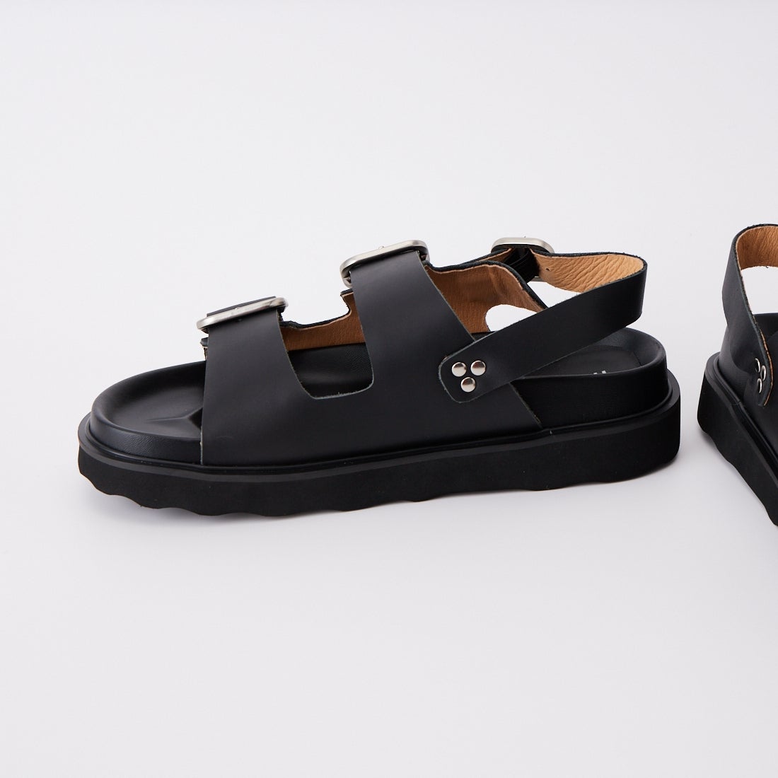 MOHI [モヒ] ベルトストラップサンダル [GU12-RD22-11-CO] NEGRO