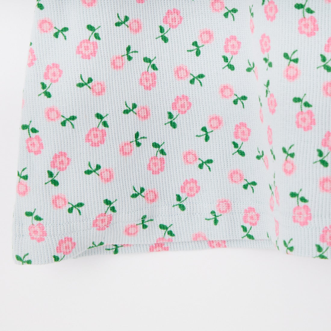 HOLIDAY [ホリデイ] スーパーリブ パデッドショルダークルーネックトップス [26101034] BLUE