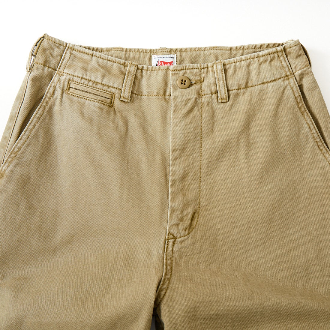 KHA:KI [カーキ] オーバルワイドトラウザー [MIL26HPT3250] BEIGE