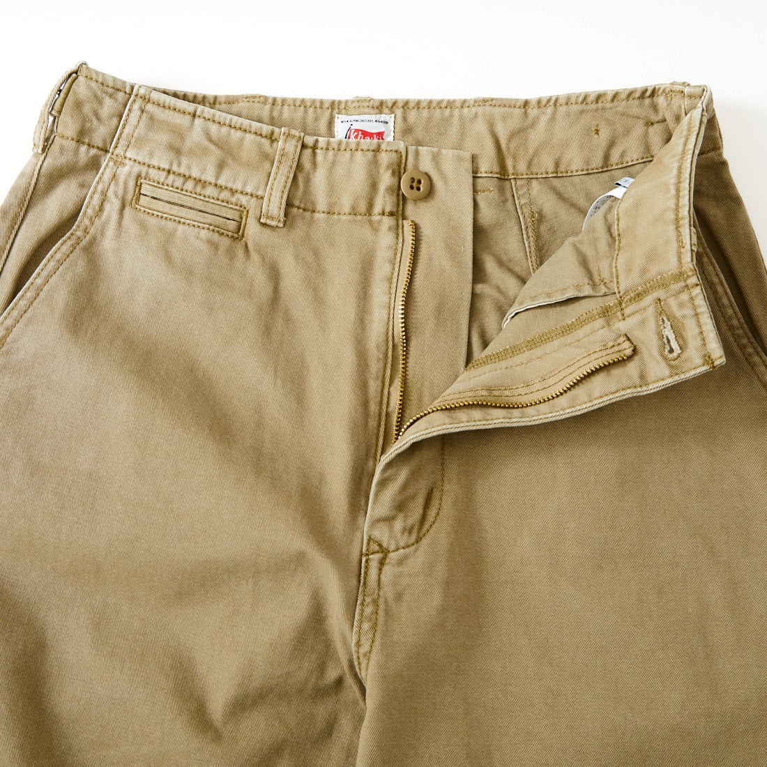 KHA:KI [カーキ] オーバルワイドトラウザー [MIL26HPT3250] BEIGE