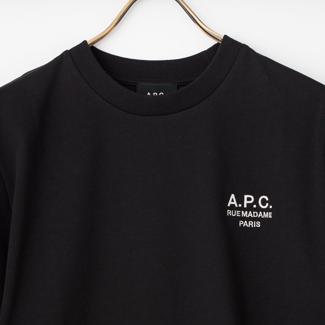 A.P.C. [アー・ペー・セー] スタンダードロゴTシャツ [STANDARD-RUE-MADAME]  99 NOIR/BL
