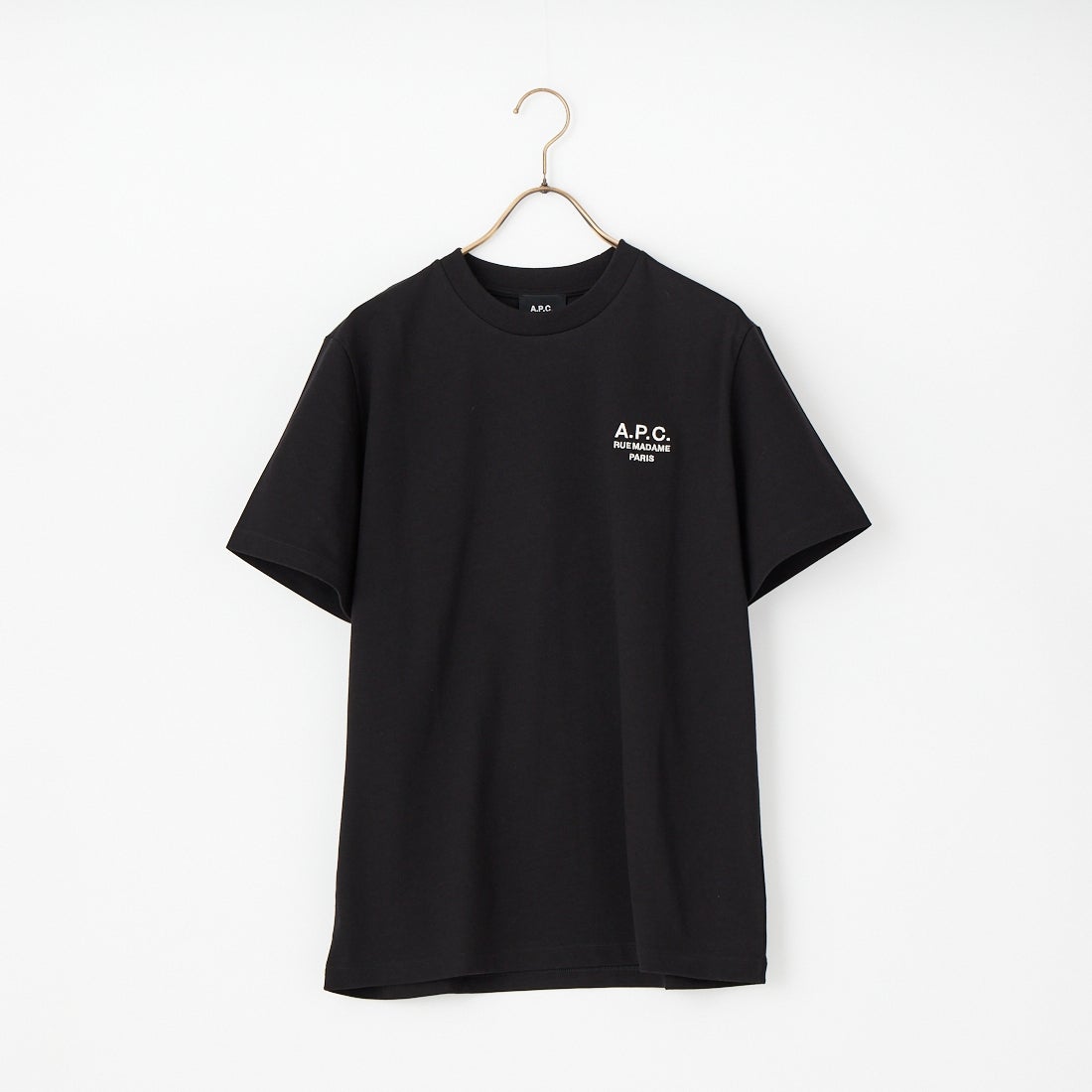 A.P.C. [アー・ペー・セー] スタンダードロゴTシャツ [STANDARD-RUE-MADAME]  99 NOIR/BL