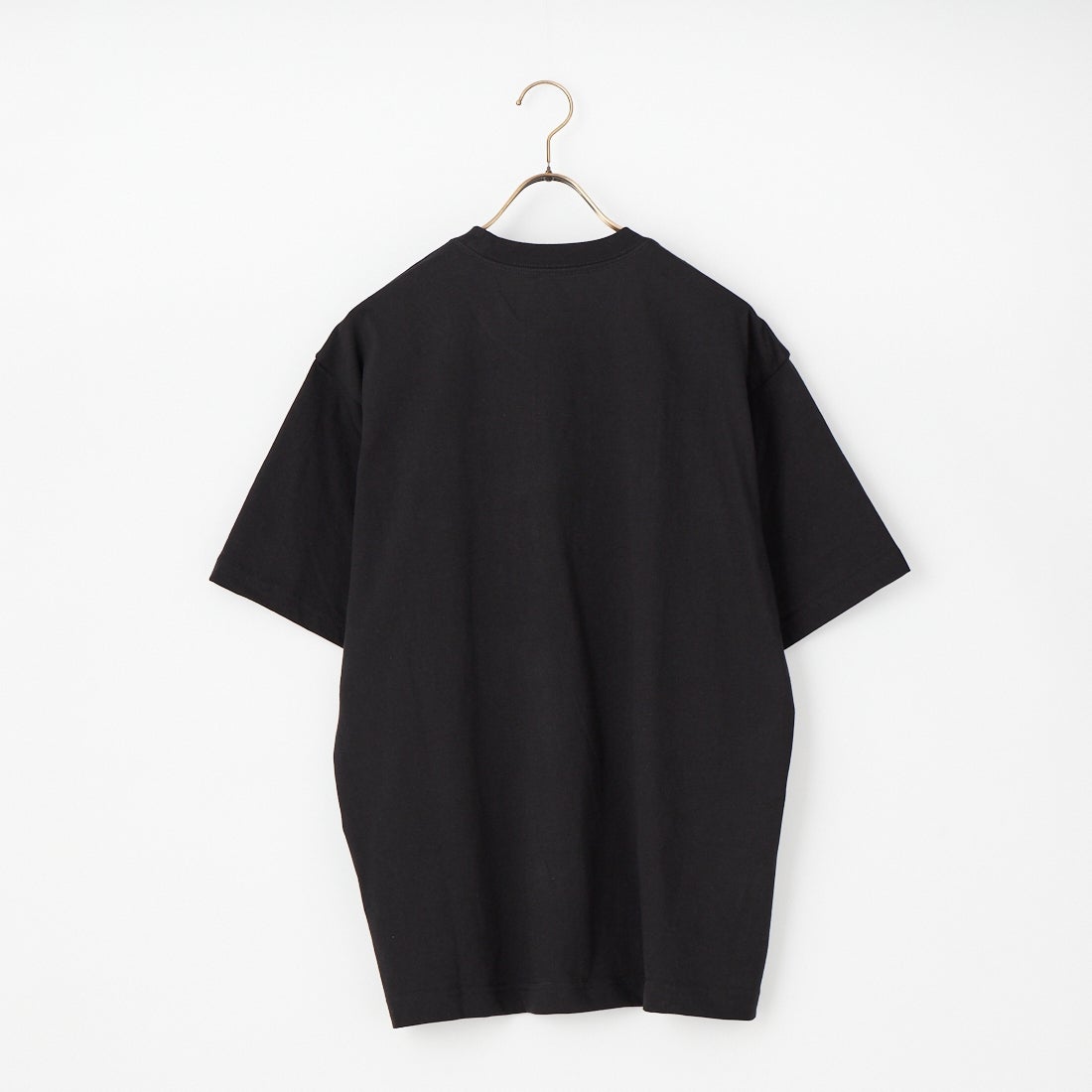 and wander [アンドワンダー] ビッグロゴTシャツ  [5746984076] BLACK