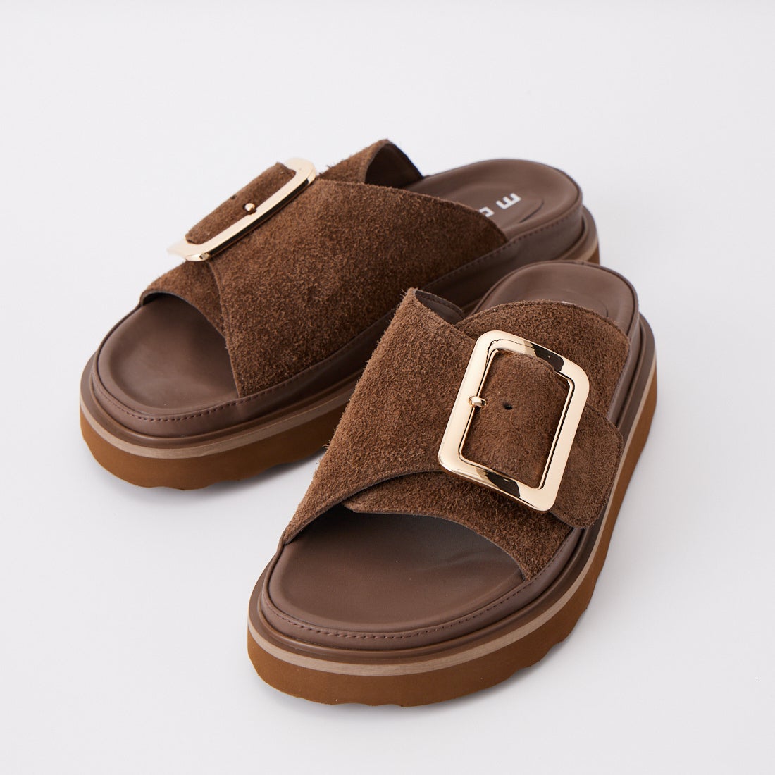 MOHI [モヒ] ビッグバックルサンダル [1-1902466-BR] CASTANA