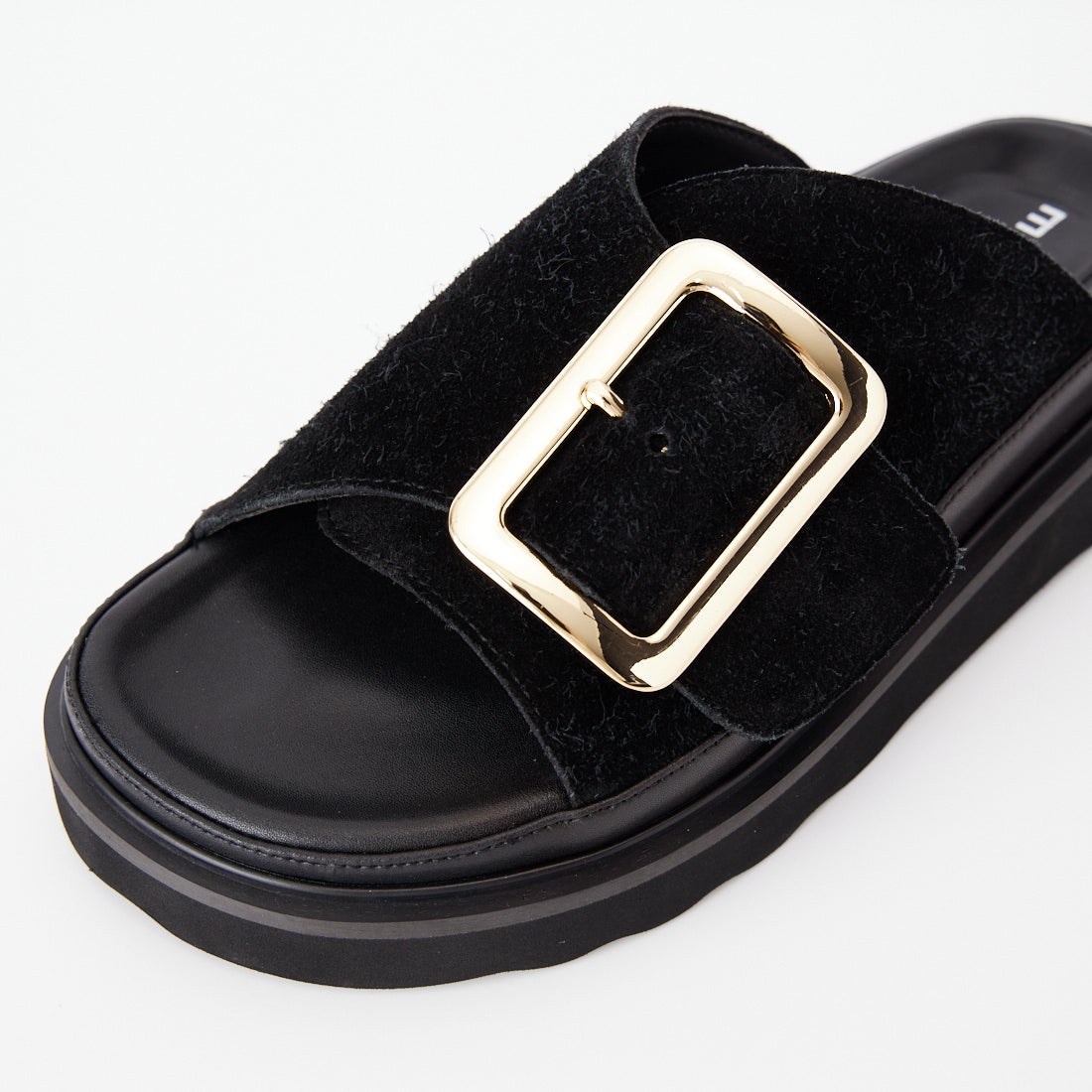 MOHI [モヒ] ビッグバックルサンダル [1-1902466-BR] NEGRO