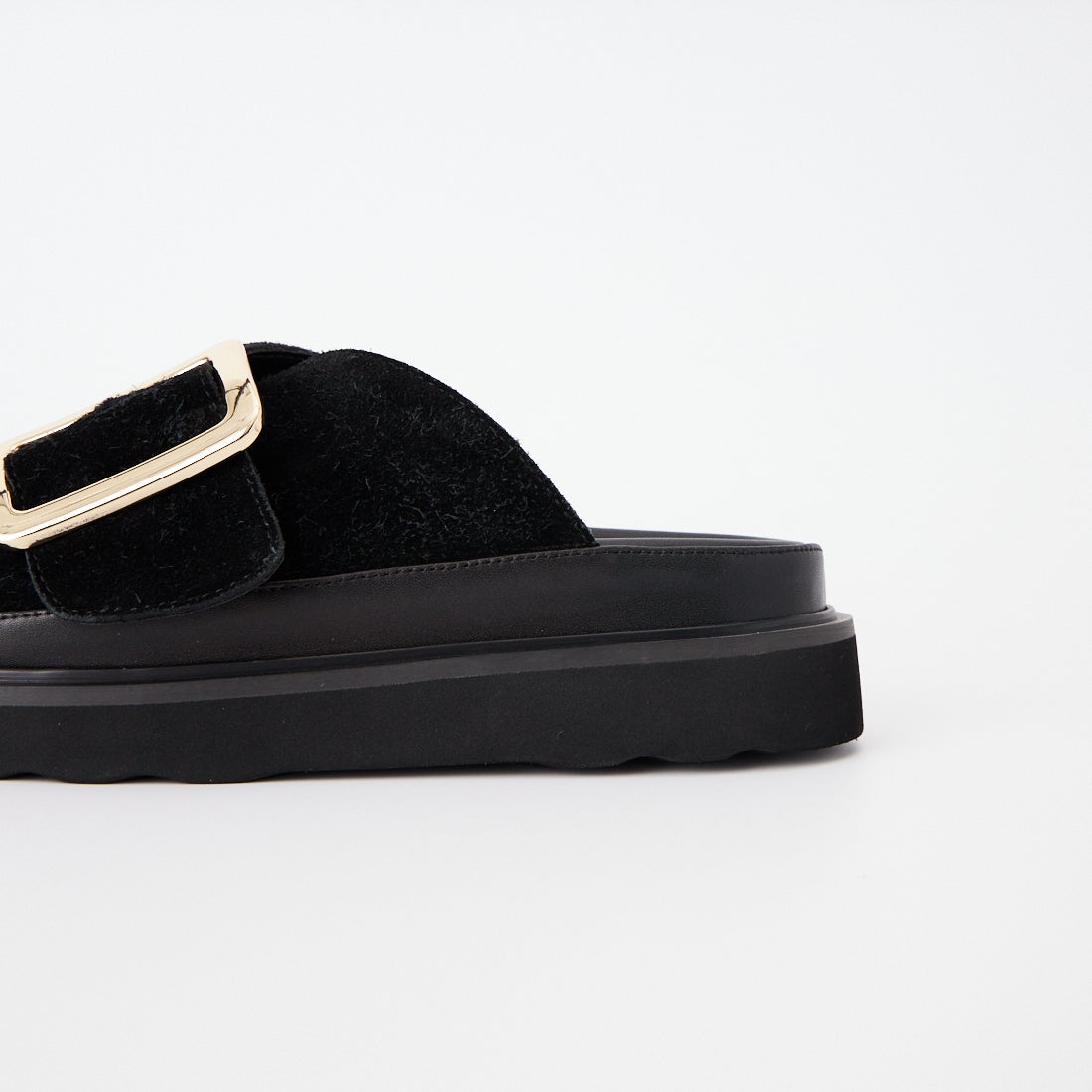 MOHI [モヒ] ビッグバックルサンダル [1-1902466-BR] NEGRO