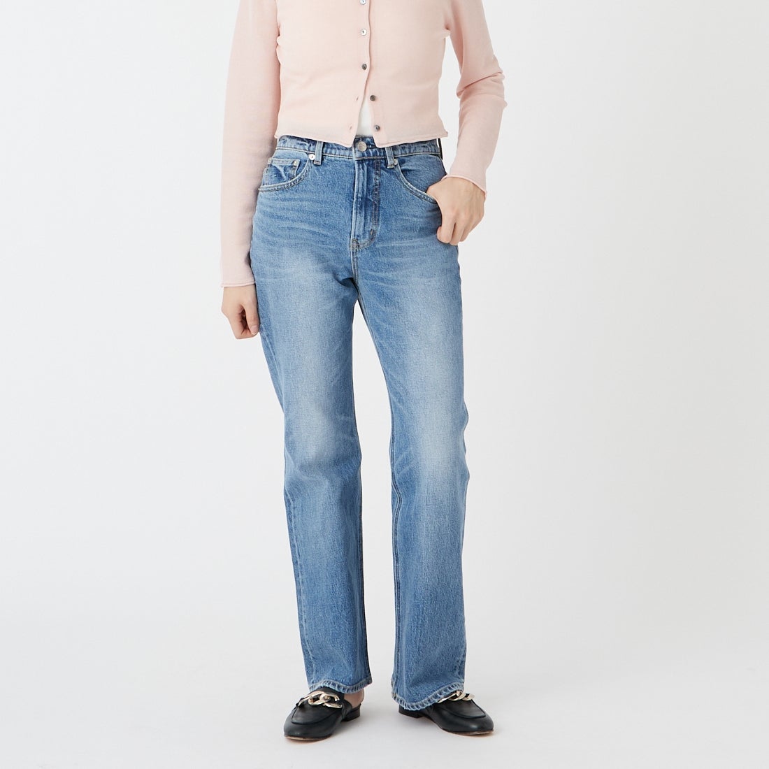 BLUE&&モデル身長：162cm 着用サイズ：24&&