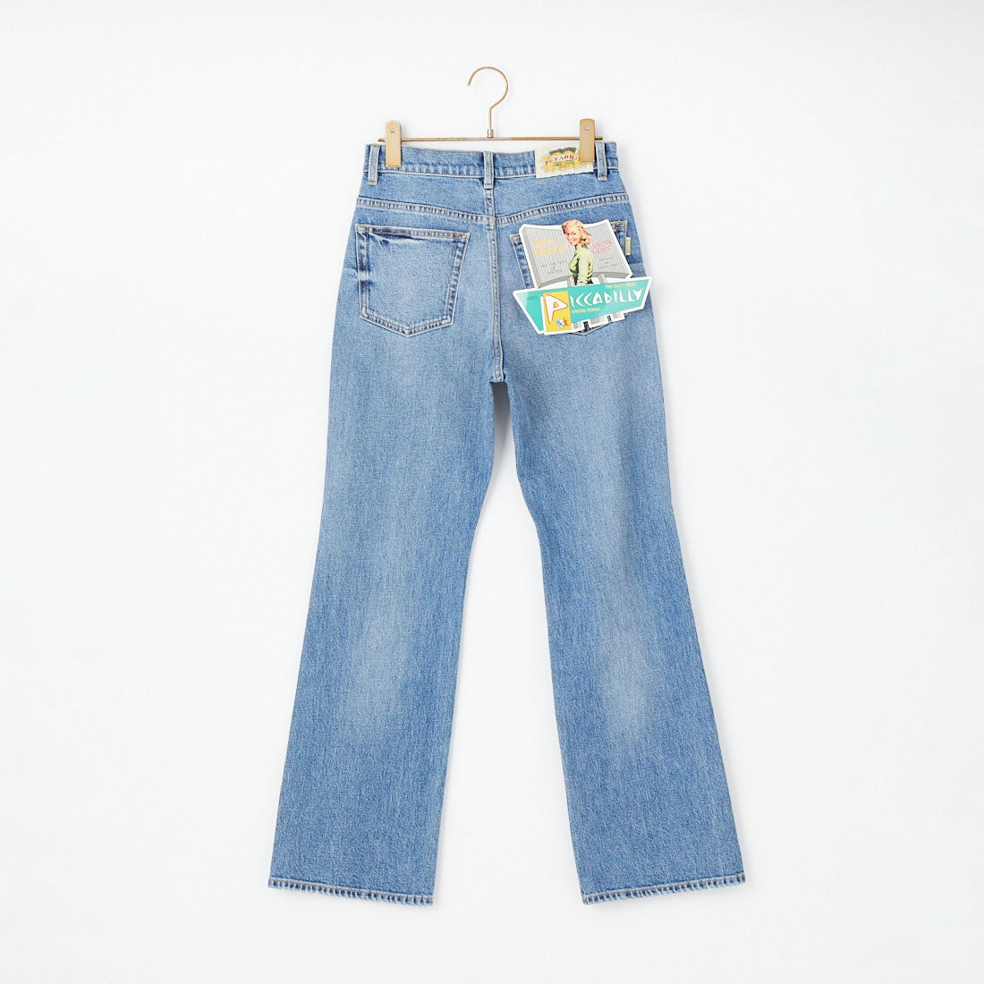 PICCADILLY [ピカデリー] CHLOE セミフレアデニム [PC261-251324] BLUE