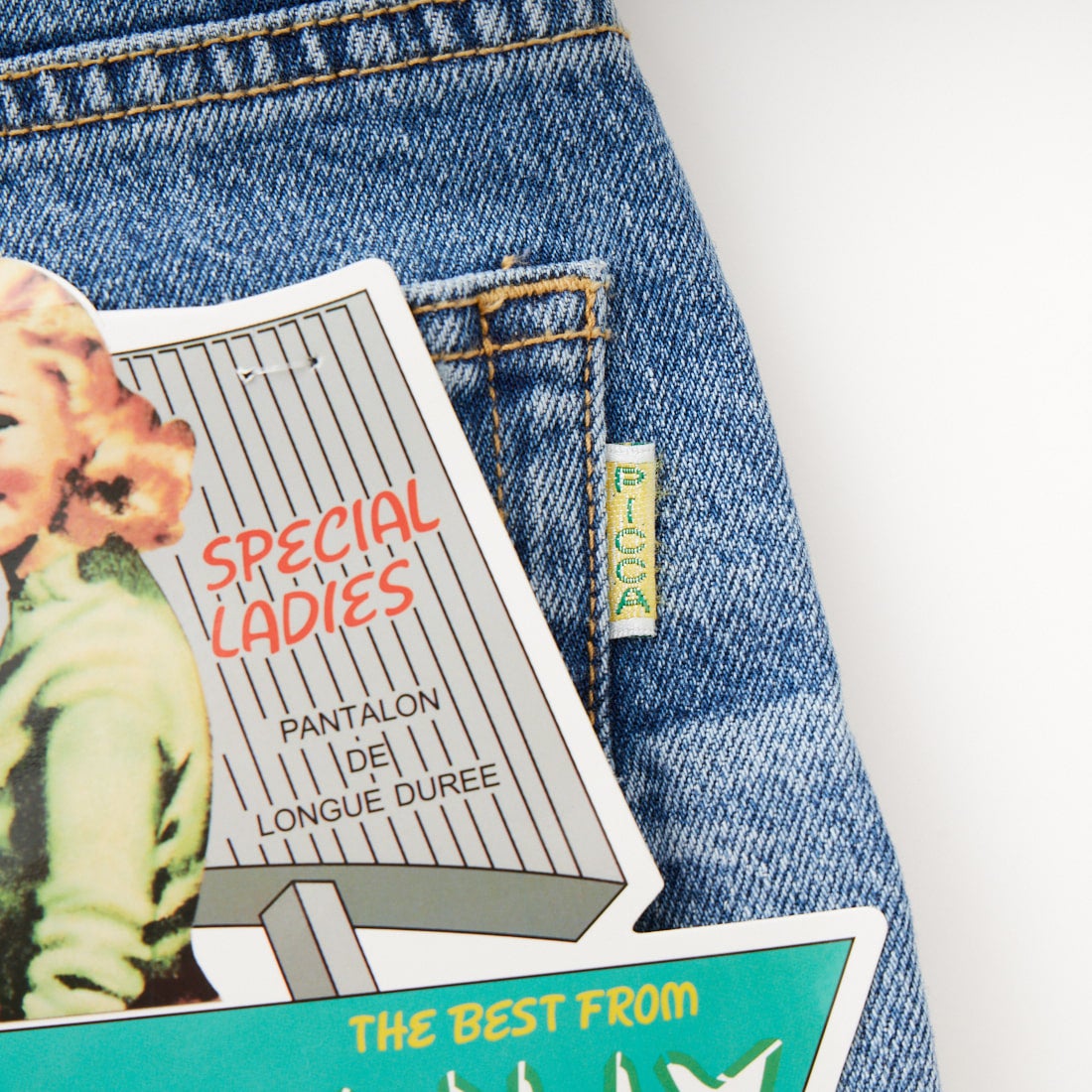 PICCADILLY [ピカデリー] CHLOE セミフレアデニム [PC261-251324] BLUE