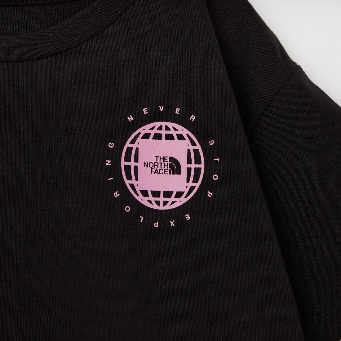 THE NORTH FACE [ザ ノースフェイス] キッズ ショートスリーブジオスクエアロゴTシャツ [NTJ32646] K