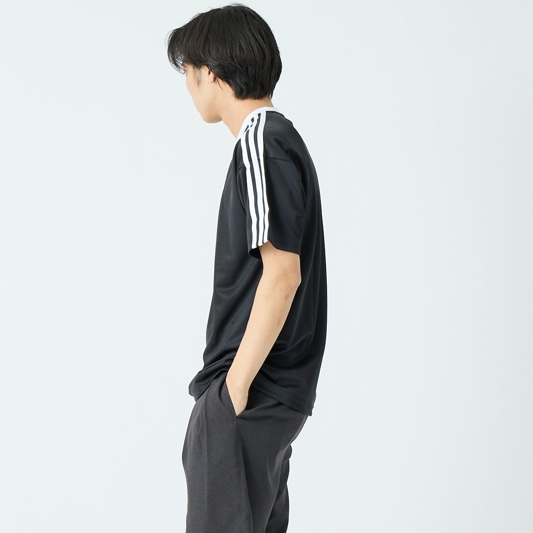 adidas Originals [アディダス オリジナルス] アディカラー ジャカード ジャージー [HM290] KD5830 &&モデル身長：179cm 着用サイズ：M&&