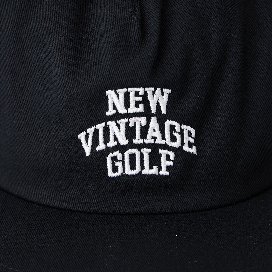 Golficers / New Vintage Golfコラボキャップ 黒 NEW VINTAGE GOLF [ニュービンテージゴルフ] 5パネルキャップ [NVG