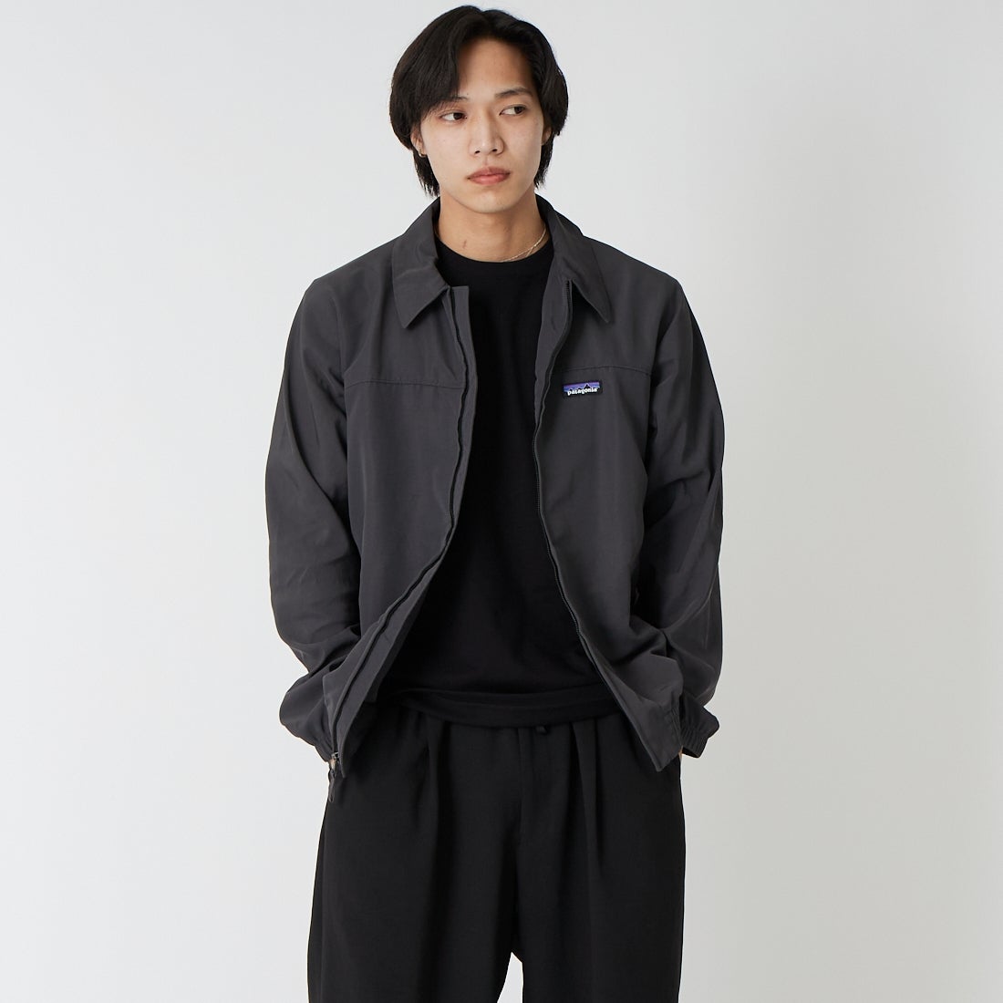 patagonia [パタゴニア] メンズ イスマスアンラインドジャケット [20455] INBK &&モデル身長：179cm 着用サイズ：M&&
