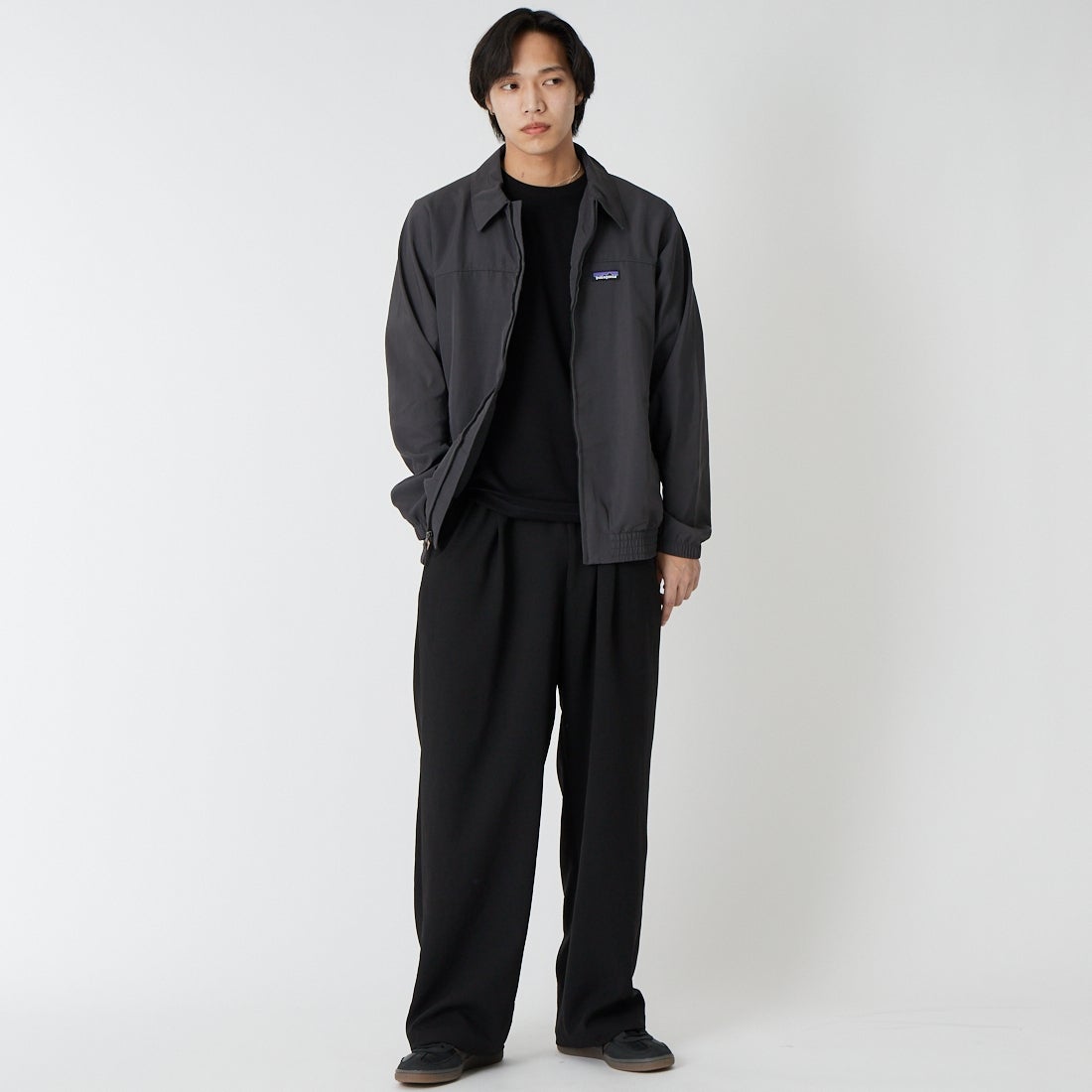 patagonia [パタゴニア] メンズ イスマスアンラインドジャケット [20455] INBK &&モデル身長：179cm 着用サイズ：M&&