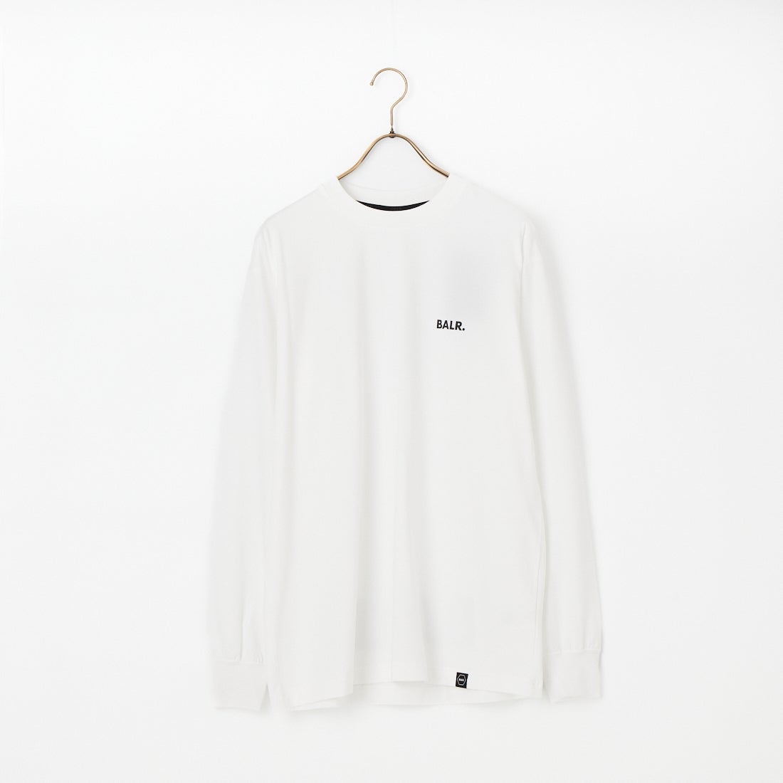 未使用美品☆BALR. ホワイト ロングスリーブTシャツ BALR. [ボーラー] JP ロゴロングスリーブTシャツ [B11111074