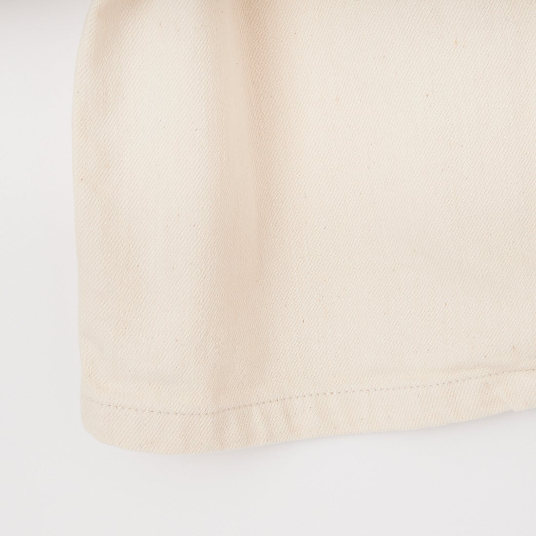 DANTON [ダントン] KATSURAGI ショート丈ノーカラーワークジャケット [DT-A0670MHT] ECRU