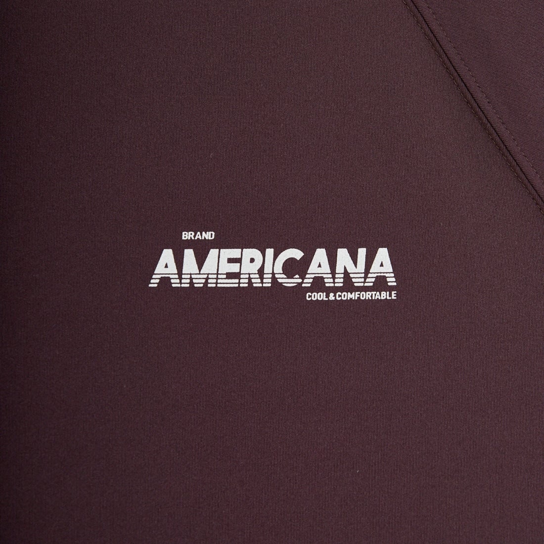 Americana × JEANS FACTORY [アメリカーナ × ジーンズファクトリー] 別注 AMERICANA バックロゴプリント マキシ丈ワンピース [ASO-M-853-JF] ﾌﾞﾗｳﾝ