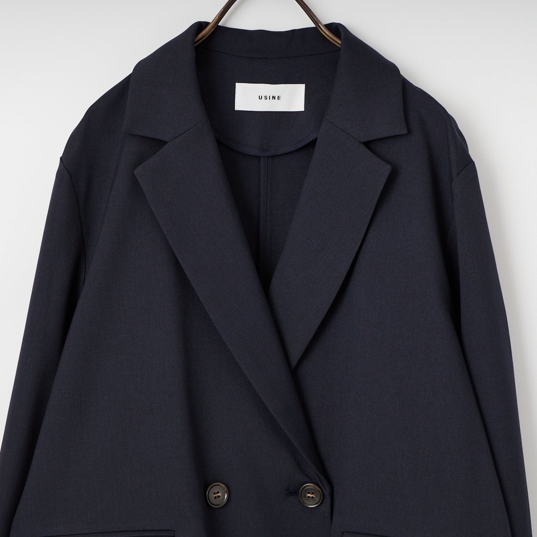 USINE [ユジーヌ] イージーケアツイルダブルジャケット [21267051] 076 ﾈｲﾋﾞｰ