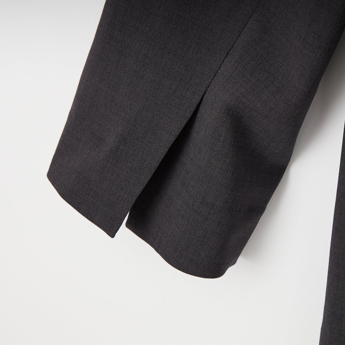 USINE [ユジーヌ] 機能素材ノーカラージャケット [21267055] 003 ﾁｬｺｰﾙS