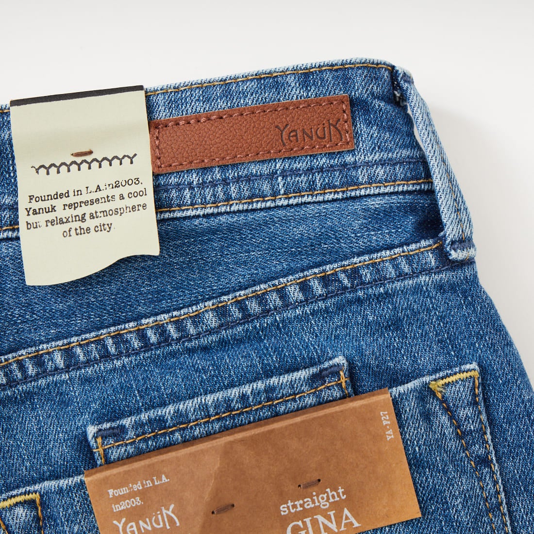 YANUK [ヤヌーク] ストレート GINA/ジーナ [57161032] HBL