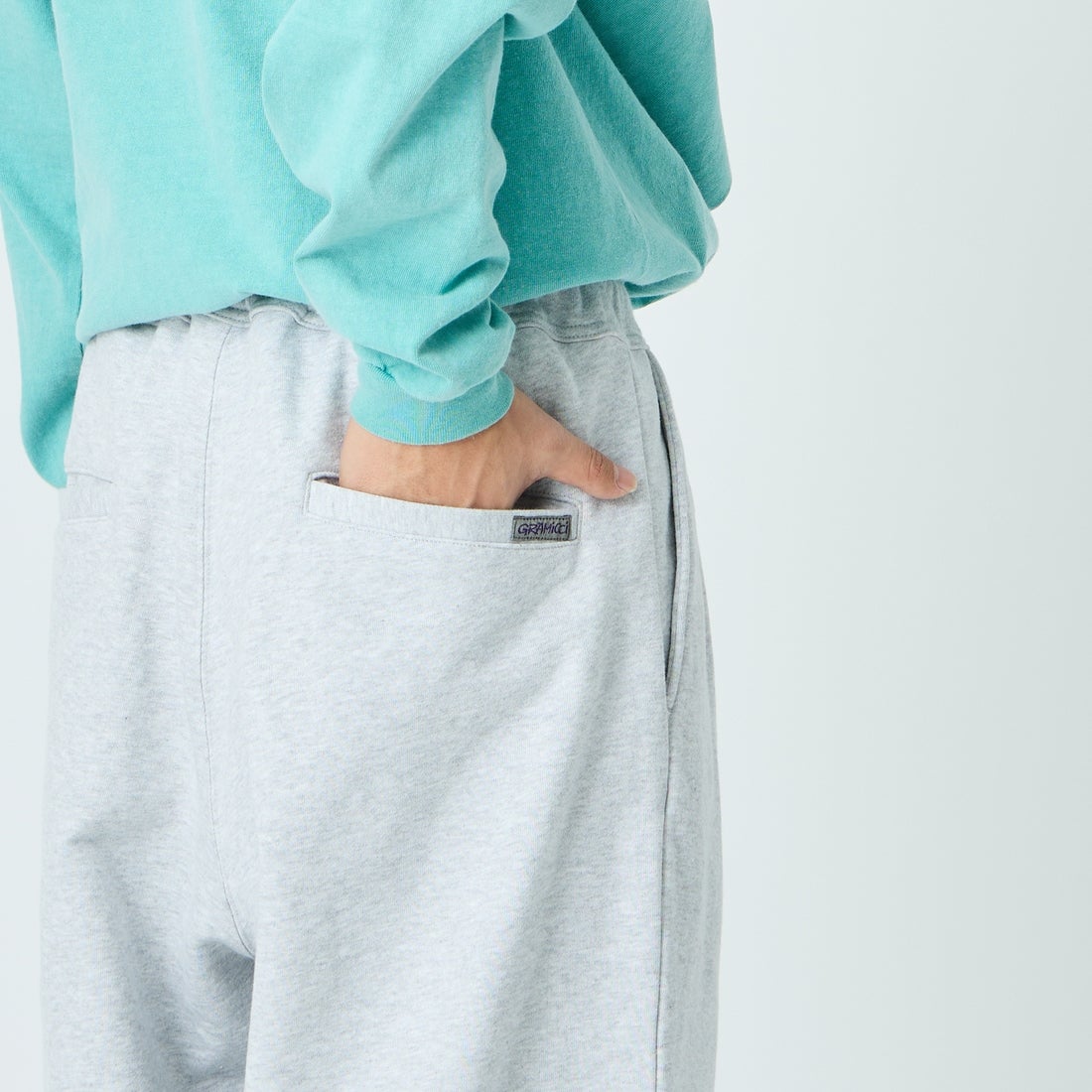 GRAMiCCi [グラミチ] 別注 ワイドスウェットパンツ [GUP6-S2017-JF] ASH