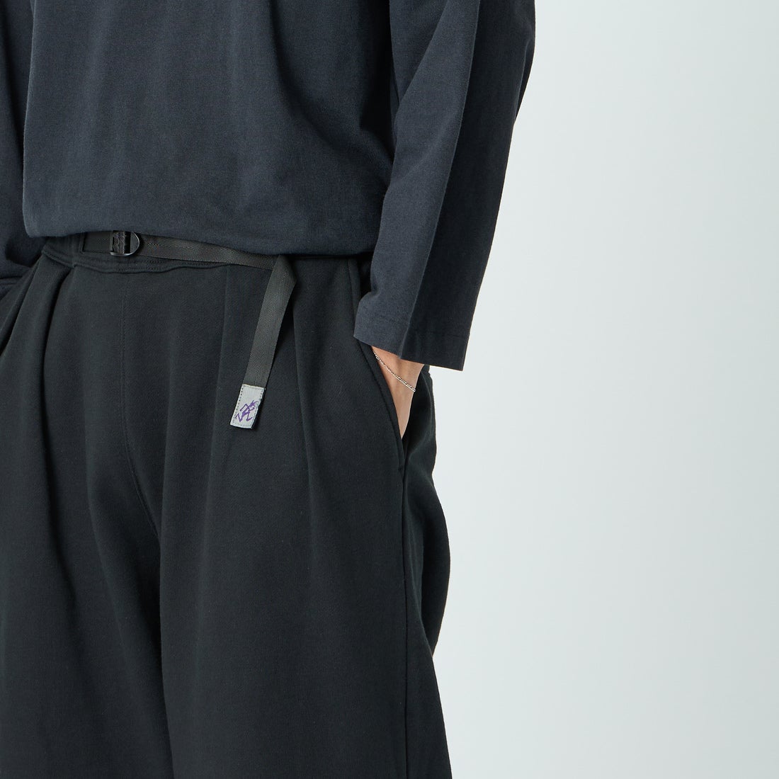 GRAMiCCi [グラミチ] 別注 ワイドスウェットパンツ [GUP6-S2017-JF] BLACK