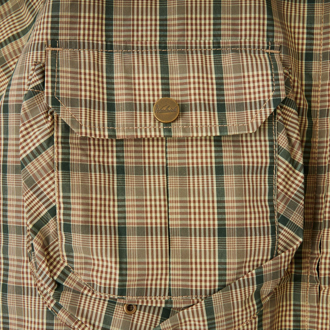 WOOLRICH [ウールリッチ] マドラスチェック ゲームシャツジャケット [WJOU2035] B BROWN