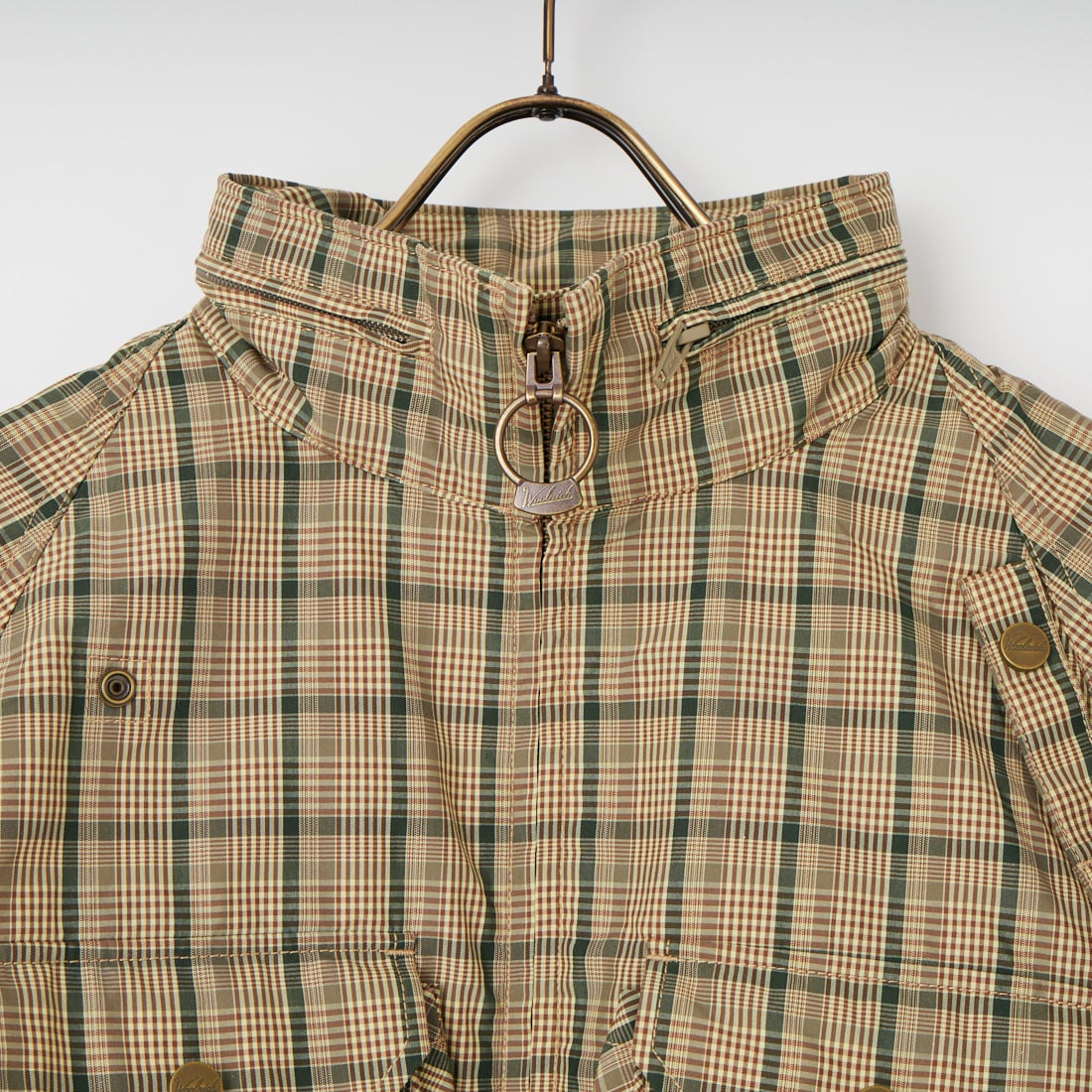 WOOLRICH [ウールリッチ] マドラスチェック ゲームシャツジャケット [WJOU2035] B BROWN