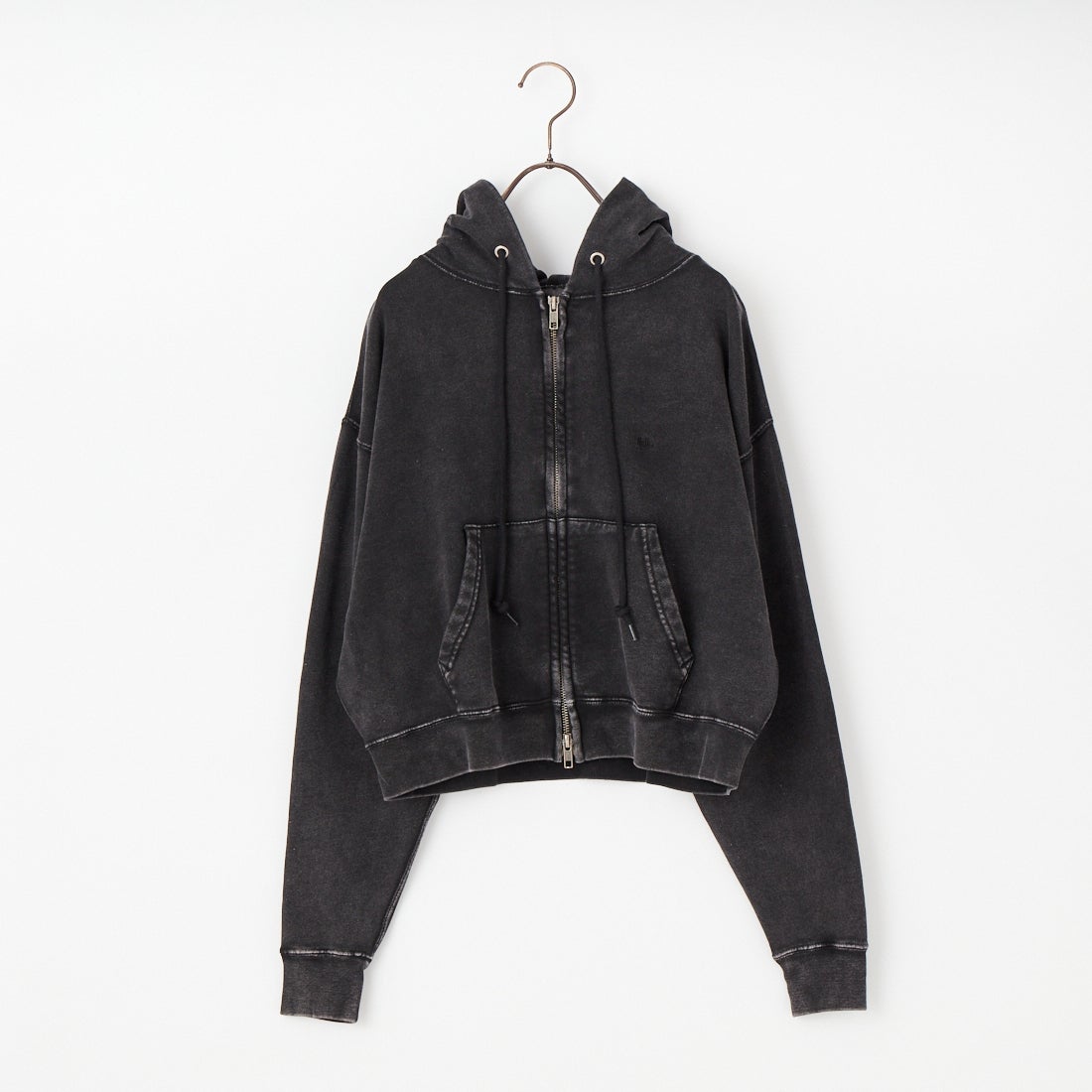 SCREEN STARS [スクリーンスターズ] 別注 HELLO ジップスウェットパーカー [2621-416IN-JF] BLACK