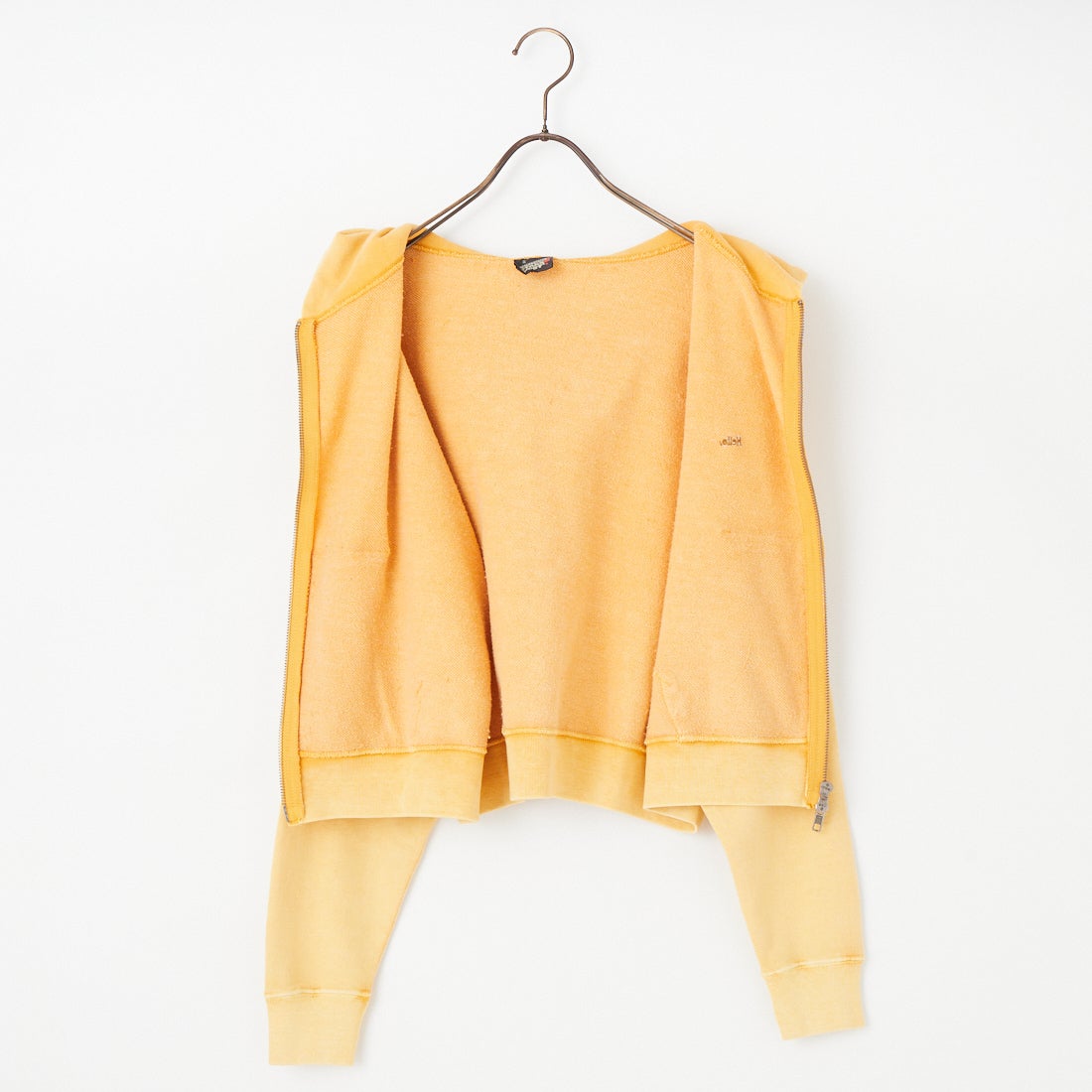SCREEN STARS [スクリーンスターズ] 別注 HELLO ジップスウェットパーカー [2621-416IN-JF] YELLOW