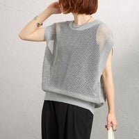 90 L.GRAY&&モデル身長：158cm 着用サイズ：F&&