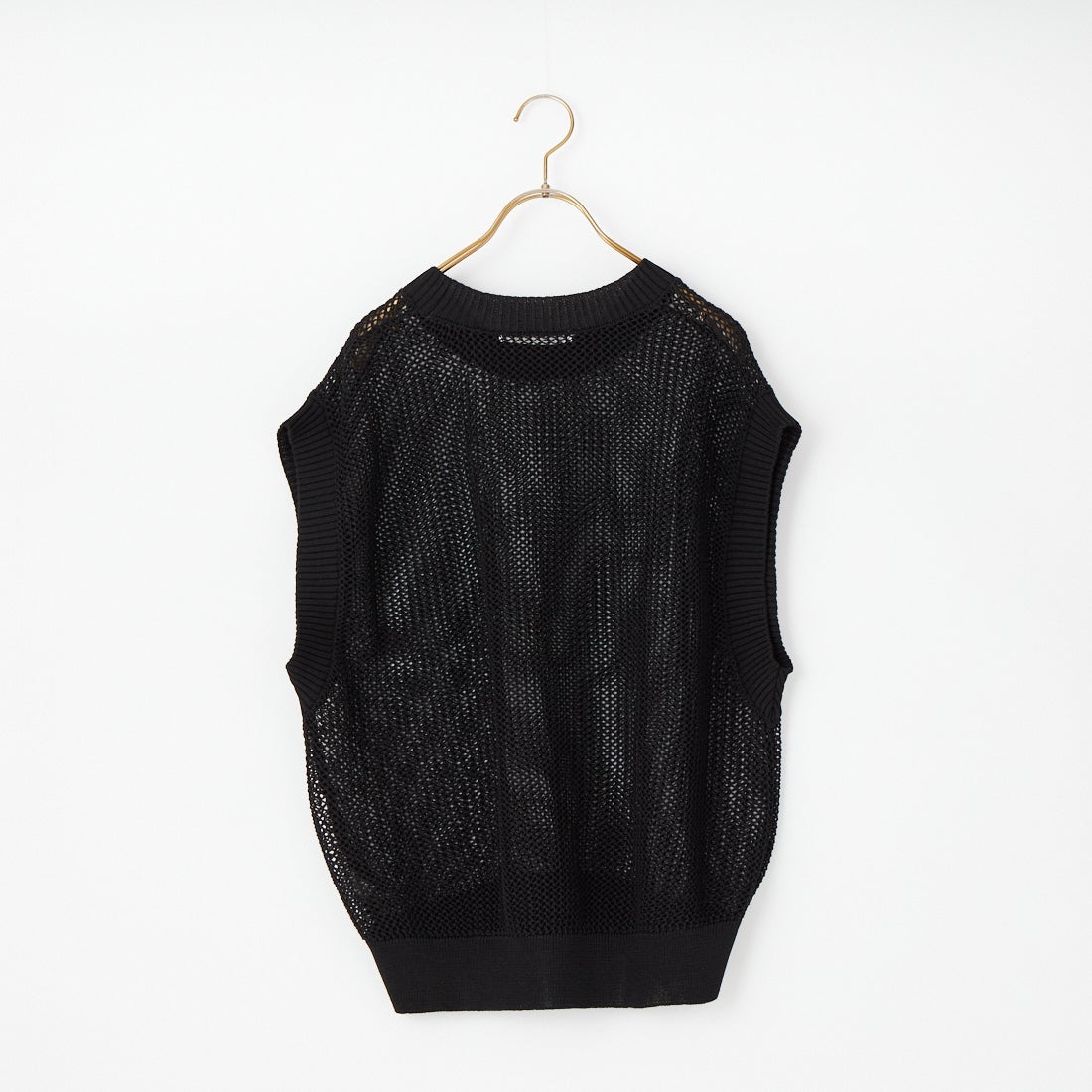 MARMARMAR [マーマーマー] メッシュショートベスト [1-820040] 99 BLACK