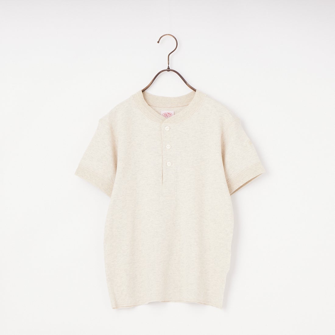 FAITH MILLS [フェイスミルズ] サーマルヘンリーネックTシャツ [FAITH-261-08] OATMEAL